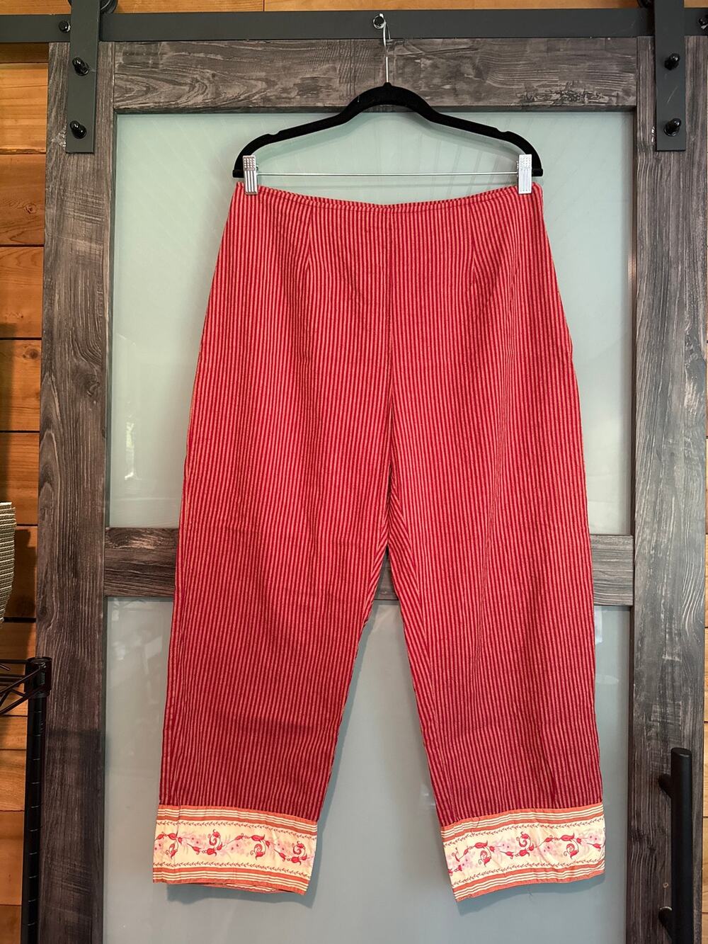 April Cornell Vintage 100% Cotton Pants, Large